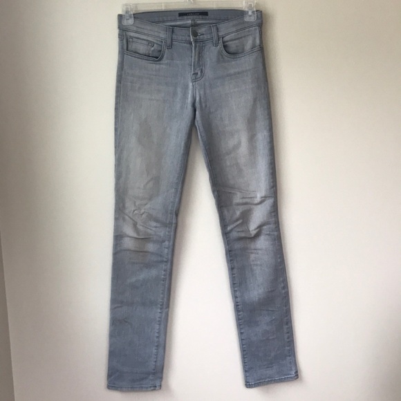 J Brand grey skinny jeans - Picture 1 of 5
